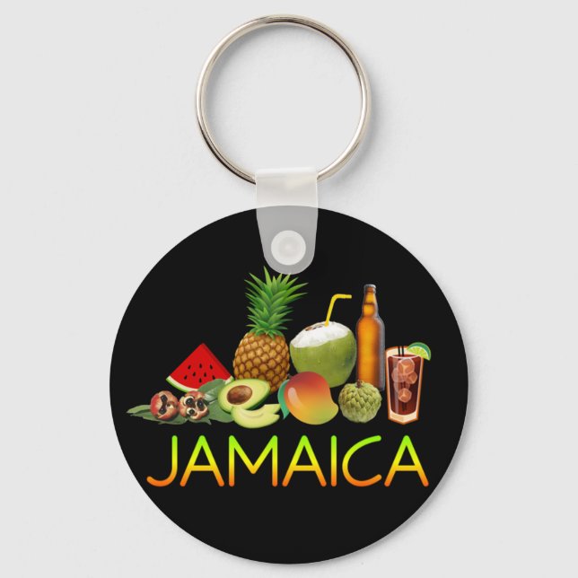 Jamaican food keychain (Front)