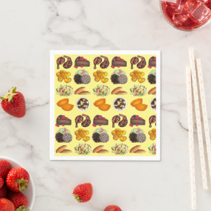 Jamaican Foods Caribbean Island Cuisine Cooking Napkin