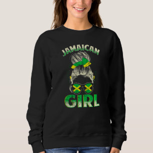 Jamaican Girl Proud Jamaica Women Vintage Jamaica Sweatshirt