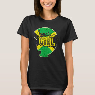 Jamaican Girl Proud Jamaica Women Vintage Jamaica T-Shirt