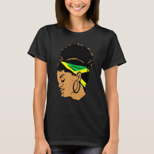 Jamaican Girl Proud Jamaica Women Vintage Jamaica T-Shirt
