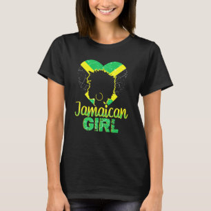 Jamaican Girl Proud Jamaica Women Vintage Jamaica T-Shirt