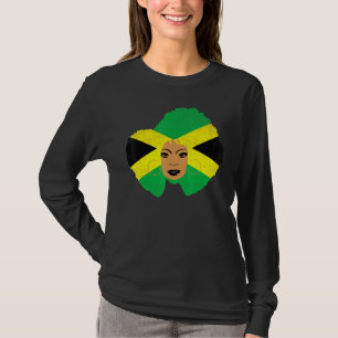 Jamaican Girl Proud Jamaica Women Vintage Jamaica T-Shirt