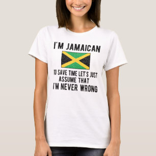 Jamaican Heritage Jamaica Roots Jamaican Flag T-Shirt
