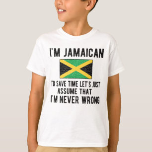 Jamaican Heritage Jamaica Roots Jamaican Flag T-Shirt