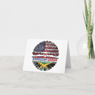 Jamaican Jamaica US American USA United States Card