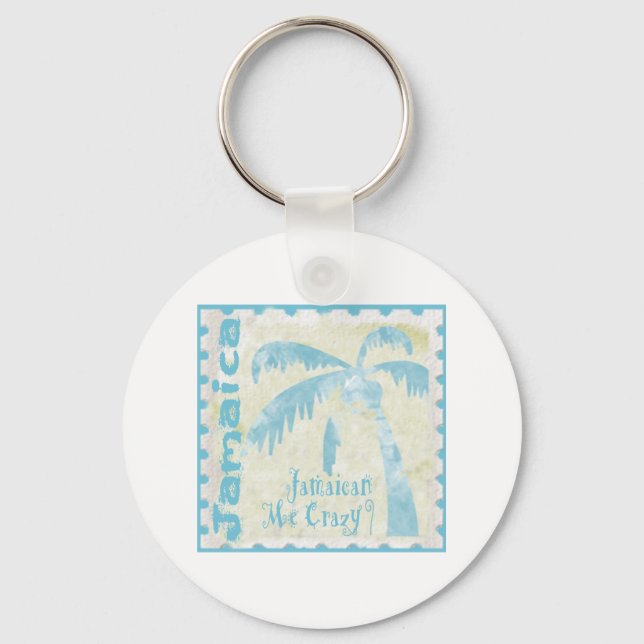 Jamaican Me Crazy Keychain (Front)