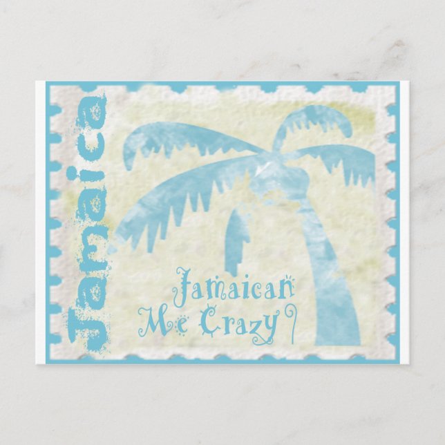 Jamaican Me Crazy Postcard (Front)