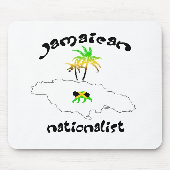 Jamaican Nationalist Logo Mouse Pad (Front)