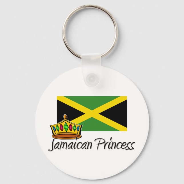 Jamaican Princess Keychain (Front)