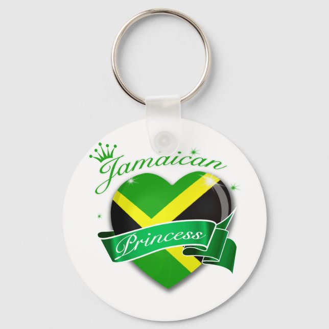 Jamaican Princess Keychain (Front)