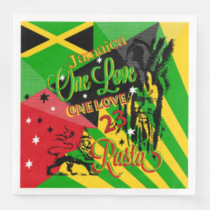 Jamaican Reggae Party Napkin