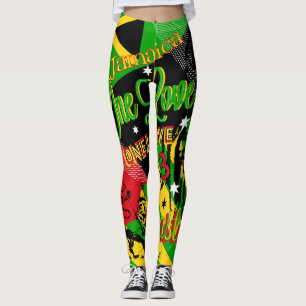 Jamaican Reggae Rasta Leggings