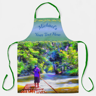 Jamaican River Raft Ride J001 Apron