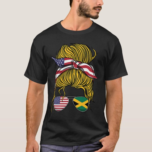 Jamaican Roots Jamaica Girl T-Shirt (Front)