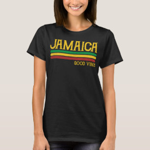 Jamaican Souvenir Funny Jamaica Colour Rasta Regga T-Shirt