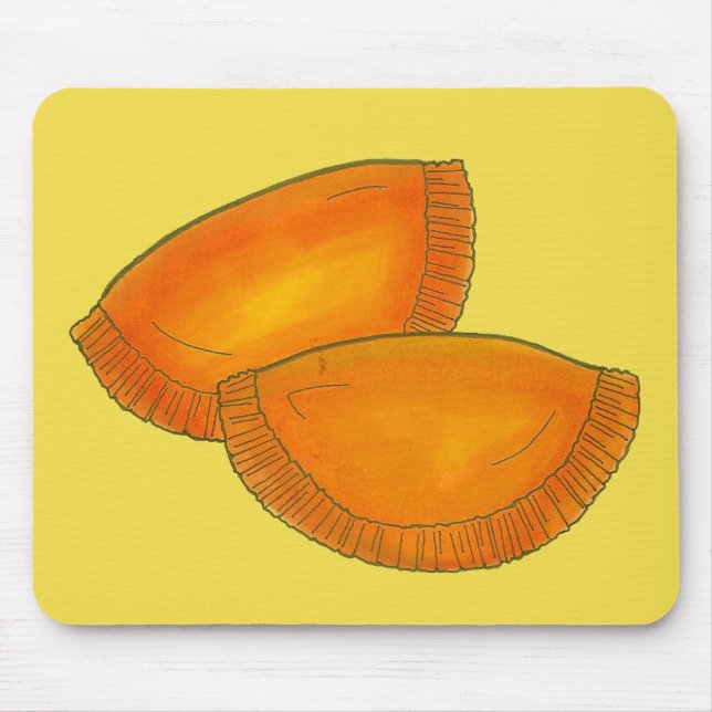 Jamaican Spicy Beef Patty Patties Jamaica Pastry Mouse Pad (Front)