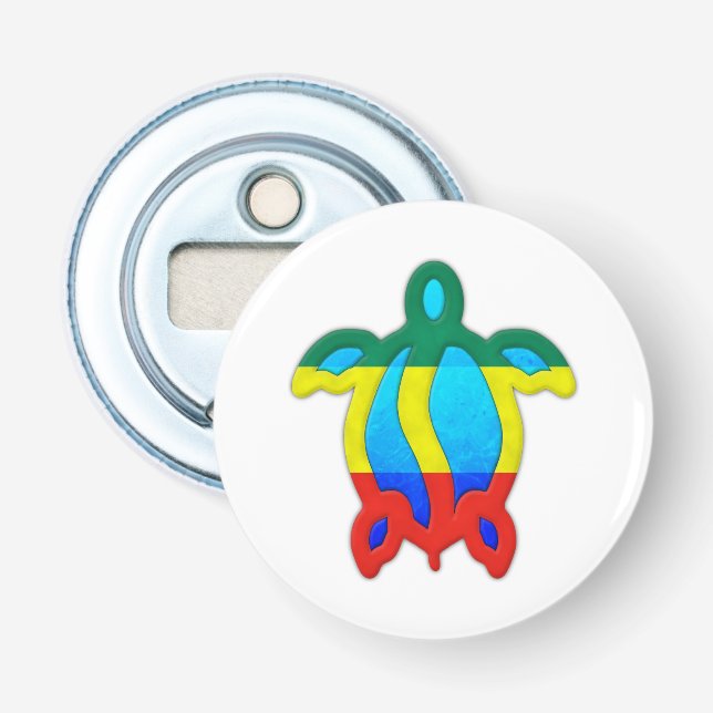 Jamaican Turtle Bottle Opener (Front)