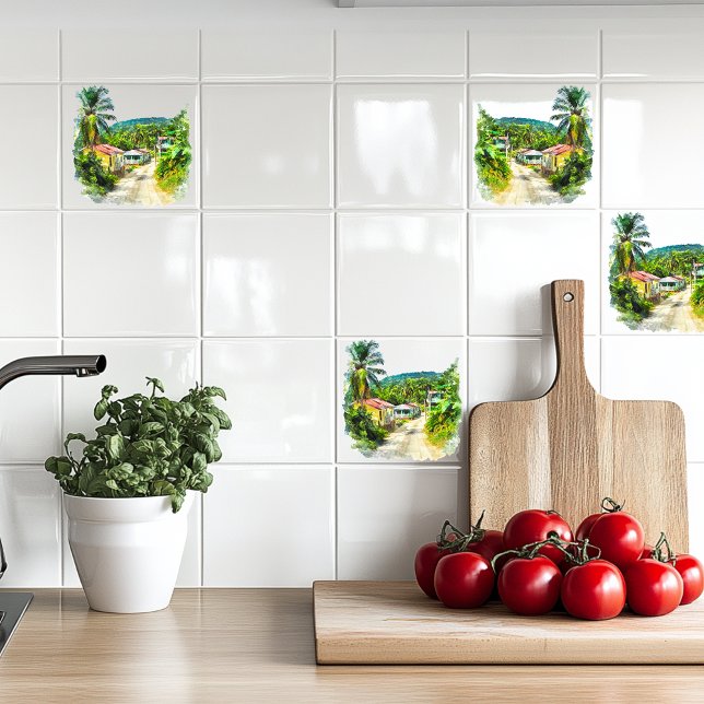 Jamaican Village  Tile (Creator Uploaded)