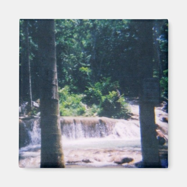 Jamaican Waterfall Magnet (Front)