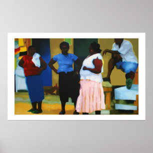 Jamaicans in Negril Poster