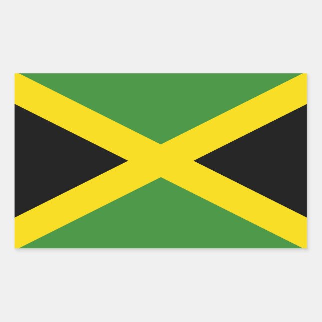 Jamaica's Flag Sticker (Front)