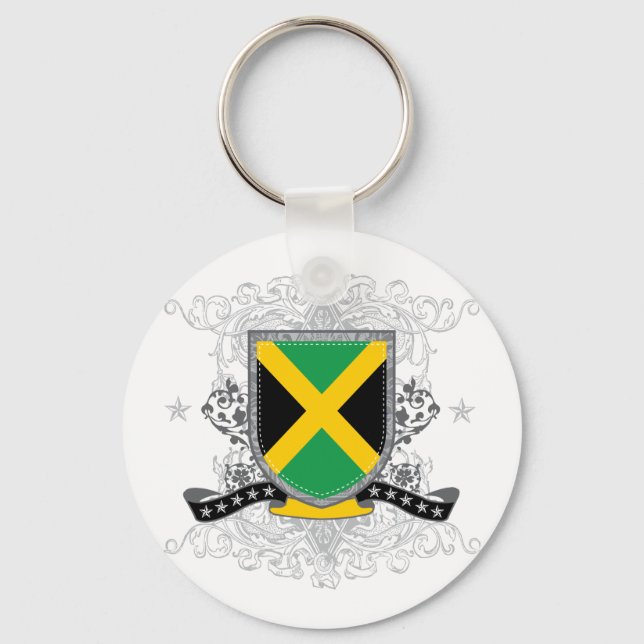 jamaicashield2 keychain (Front)