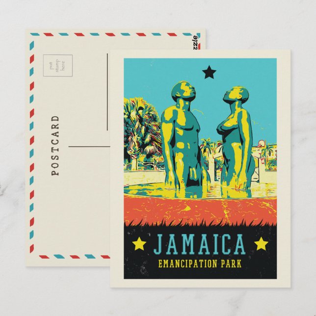 Jamaïque, Emancipcipation Park, Cartes Postales de (Devant / Derrière)