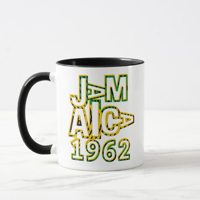 Jamaïque indépendance 1962 café Mug (Gauche)