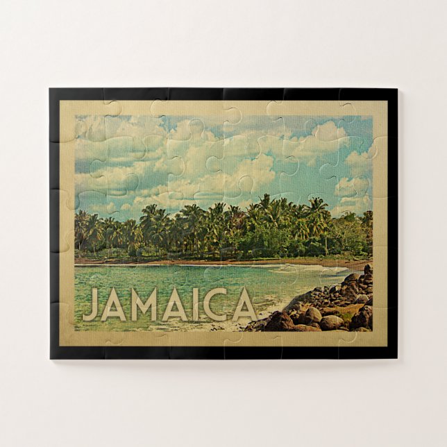 Jamaïque Jigsaw Puzzle Vintage voyage (Horizontal)