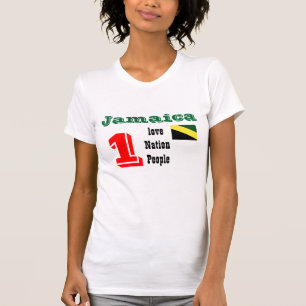 jamaïque un amour, une nation, un peuple t-shirts