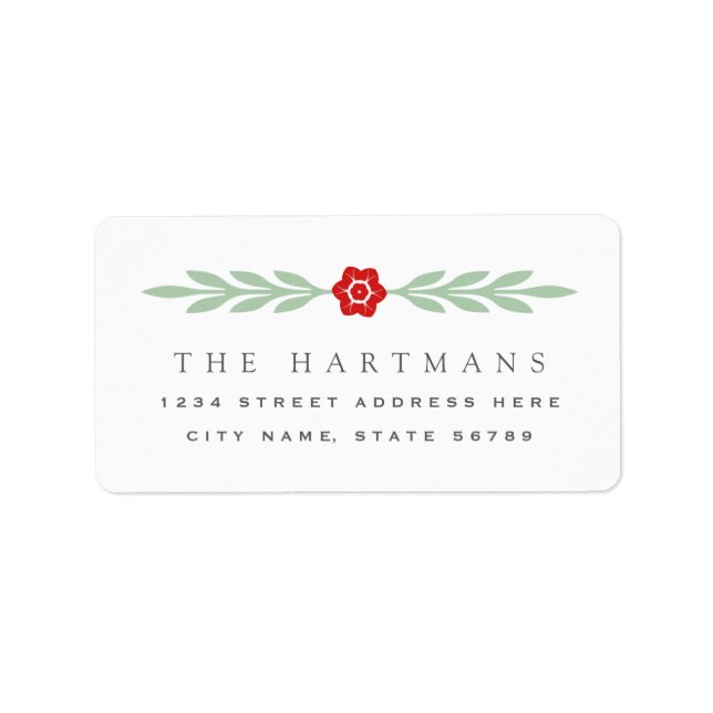 Jamais après les Étiquettes de adresse (Devant)