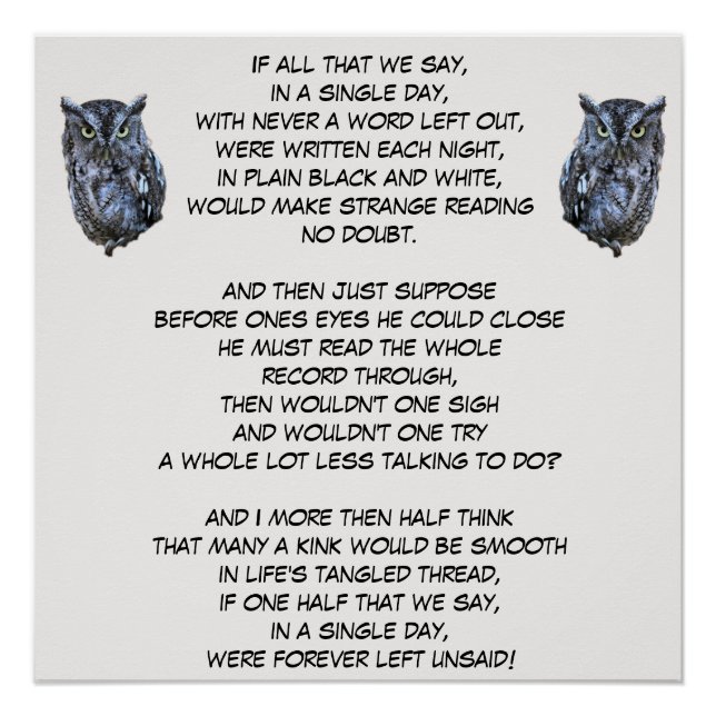 JAMAIS LAISSÉ UN POSTER NON AVIS (Devant)