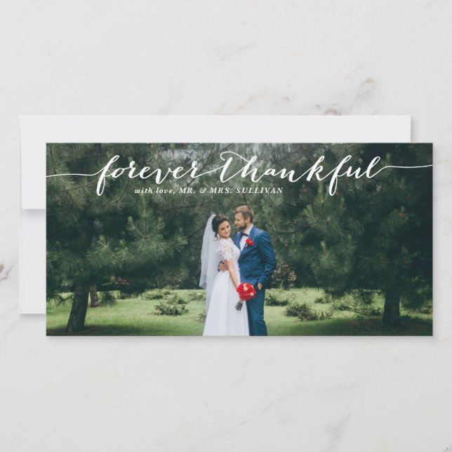 Jamais Merci main Lettré Mariage Merci I (Devant)