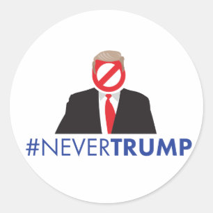 Jamais Trump Sticker
