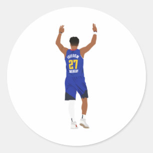 Jamal Murray 3's (denver Nuggets)  Classic Round Sticker