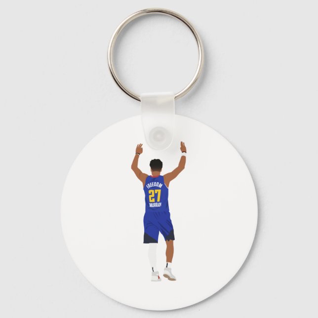 Jamal Murray 3's (denver Nuggets)  Keychain (Front)