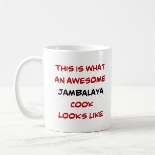 jambalaya cook, awesome coffee mug