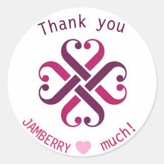 Jamberry thank you mailing envelope seals