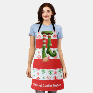 Jambes d'elfe amusantes Tablier de Noël amusant
