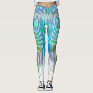 Jambes longues leggings d'art abstrait