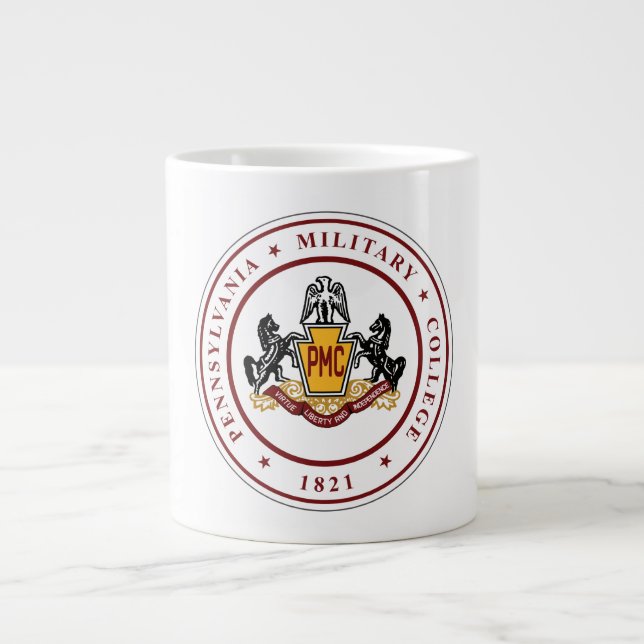 + JAMBO 20 oz blanc PMC SEAL Mug (Devant)