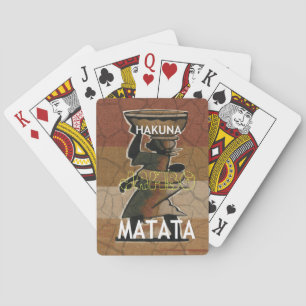 Jambo Habari Hakuna Matata. Playing Cards