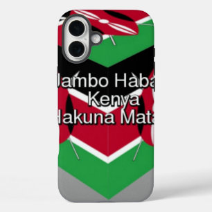 Jambo Habari ! Kenya Hakuna Matata iPhone 16 Plus Case