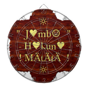 Jambo Hakuna Matata: African Art Print/Graphic Dartboard