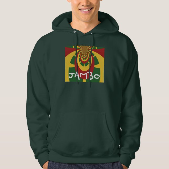 Jambo Hakuna Matata Jamaïque Rasta Couleurs Sweat  (Devant)