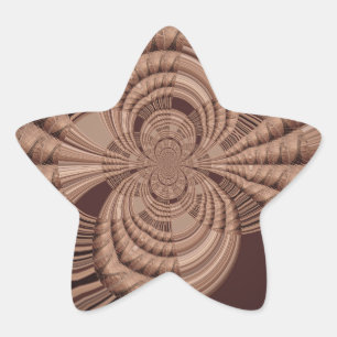 Jambo Hakuna Matata Kenya Giraffe Safari  Woven Star Sticker