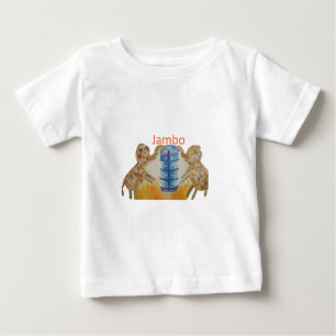 Jambo Jumbo African Kids Elephants Art Print Baby T-Shirt