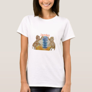 Jambo Jumbo African Kids Elephants Art Print T-Shirt