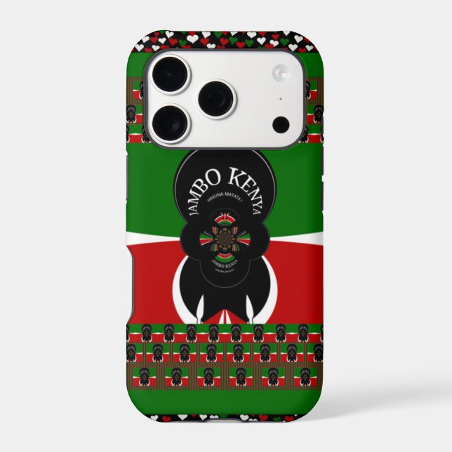Jambo Kenya Art Print (Back)